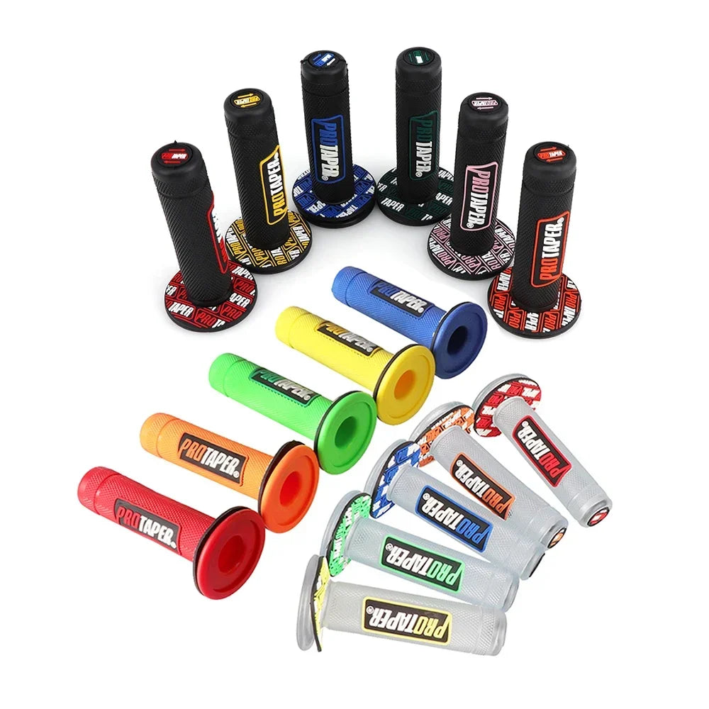 7/8" 22Mm Handle Grips Pro Taper Motorcycle Grips Protaper Dirt Pit Bike Motocross Handlebar Rubber Gel Hand Grip Brake Hands